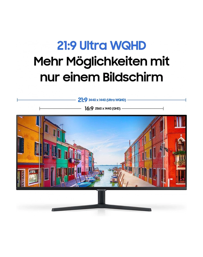 SAMSUNG ViewFinity S50GC S34C500GAU, LED monitor (86 cm (34 inches), Kolor: CZARNY, WQHD, HDMI, DisplayPort, 100Hz panel) główny