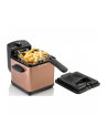 Bestron mini deep fryer AF100CO with cold zone technology (copper/Kolor: CZARNY, 1,000 watts, 1.2 L) - nr 2