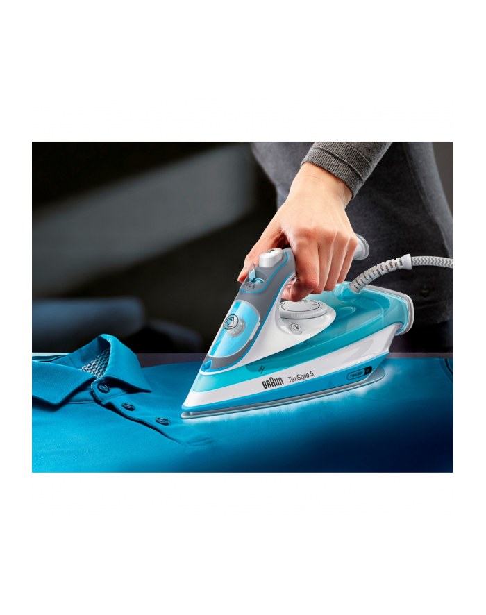 Braun TexStyle 5 SI 5006 BL, steam iron (blue/Kolor: BIAŁY) główny