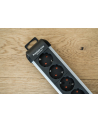 Brennenstuhl Premium-Alu-Line power strip 6-way (Kolor: CZARNY/silver, 3 meters, with safety switch) - nr 2