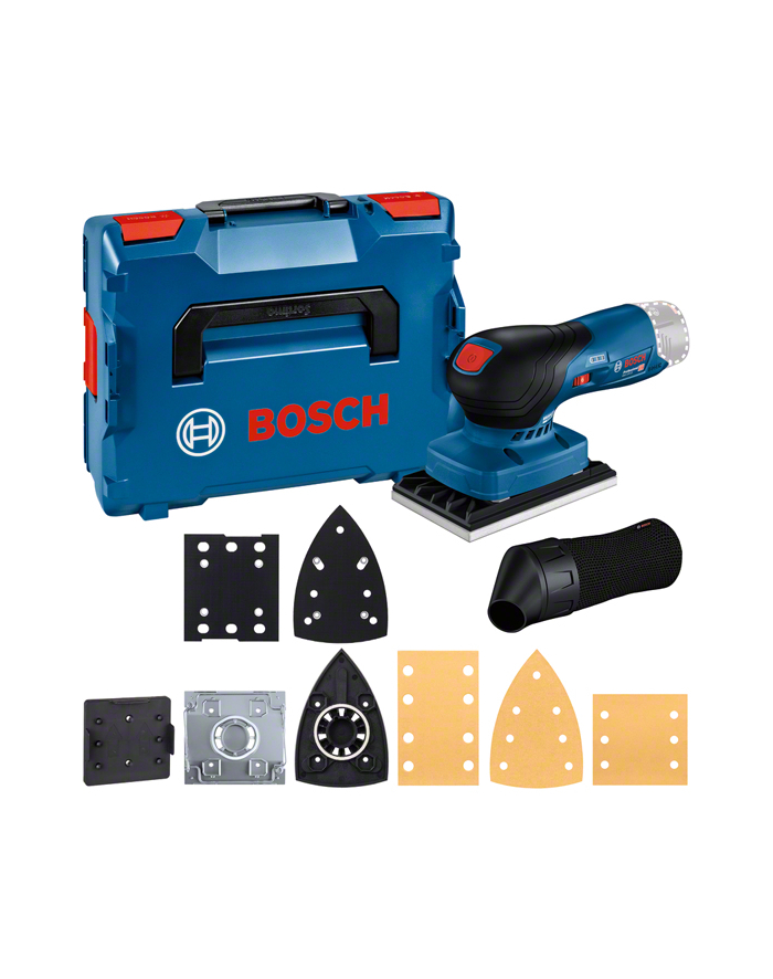 bosch powertools Bosch cordless orbital sander GSS 12V-13 Professional solo (blue/Kolor: CZARNY, without battery and charger, in L-BOXX, 3 sanding plates) główny