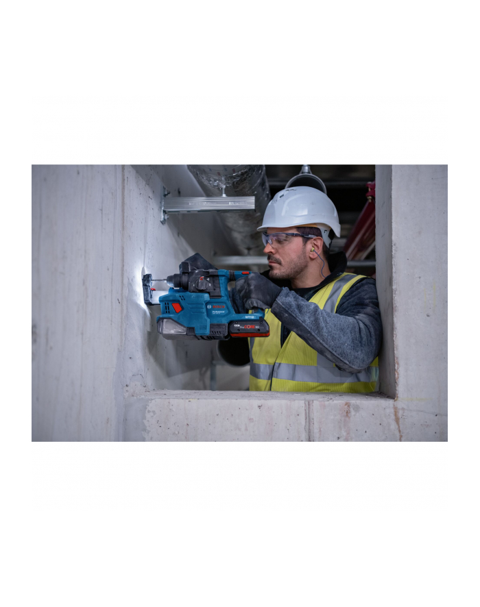 bosch powertools Bosch cordless hammer drill GBH 18V-22 Professional solo, 18 volts (blue/Kolor: CZARNY, without battery and charger, in L-BOXX) główny