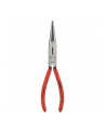 KNIPEX needle nose pliers with cutting edge 26 11 200, stork beak pliers, gripping pliers (red/blue, serrated gripping surfaces, length 200mm) - nr 7