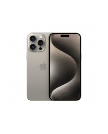 Apple iPhone 15 Pro - 6.7 - Max 1TB, mobile phone (titanium natural, iOS)