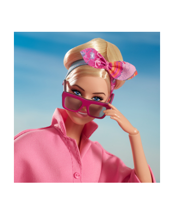 Mattel Barbie The Movie - Margot Robbie as Barbie: doll in a pink jumpsuit