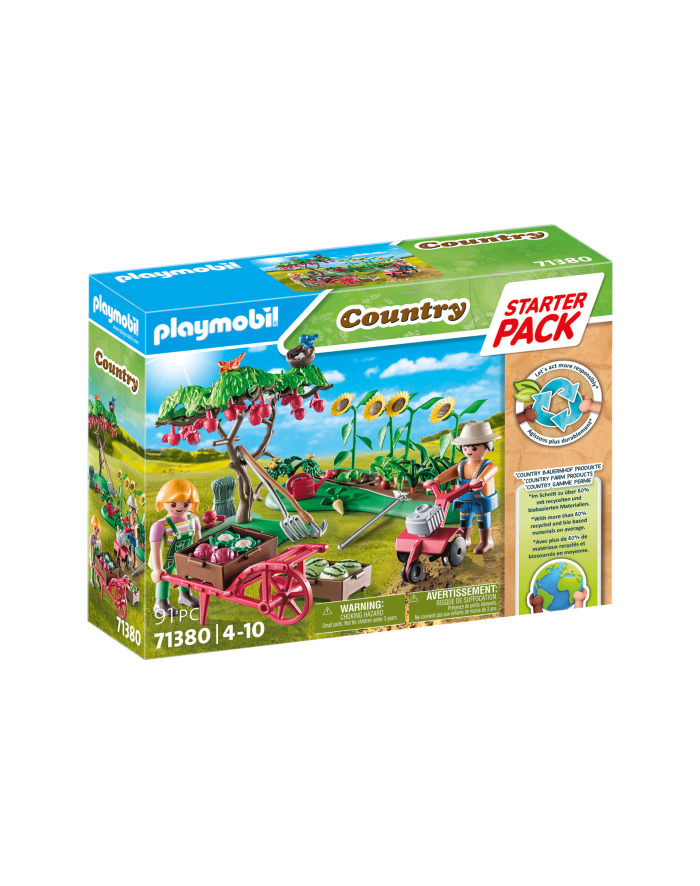 PLAYMOBIL 71380 Country Starter Pack Farm Vegetable Garden Construction Toy główny