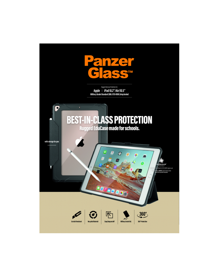 Panzerglass Etui Flip Rugged Apple Ipad 10 2 Air 5 główny