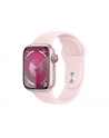 Apple Watch Series 9 GPS+Cellular Koperta 41mm Z Aluminium W Kolorze Różowym Z Opaską Sportową W Kolorze Jasnoróżowym (MRHY3ETA) - nr 1