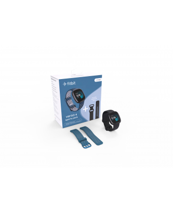 Google Fitbit Versa 4 Sports Pack Czarny