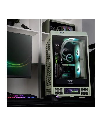 Thermaltake The Tower 200, tower case (light green, tempered glass) nr 1
