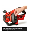 Einhell cordless pipe cleaning device TE-DA 18/760 Li-Solo (red/Kolor: CZARNY, without battery and charger) - nr 4