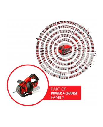 Einhell cordless pipe cleaning device TE-DA 18/760 Li-Solo (red/Kolor: CZARNY, without battery and charger)
