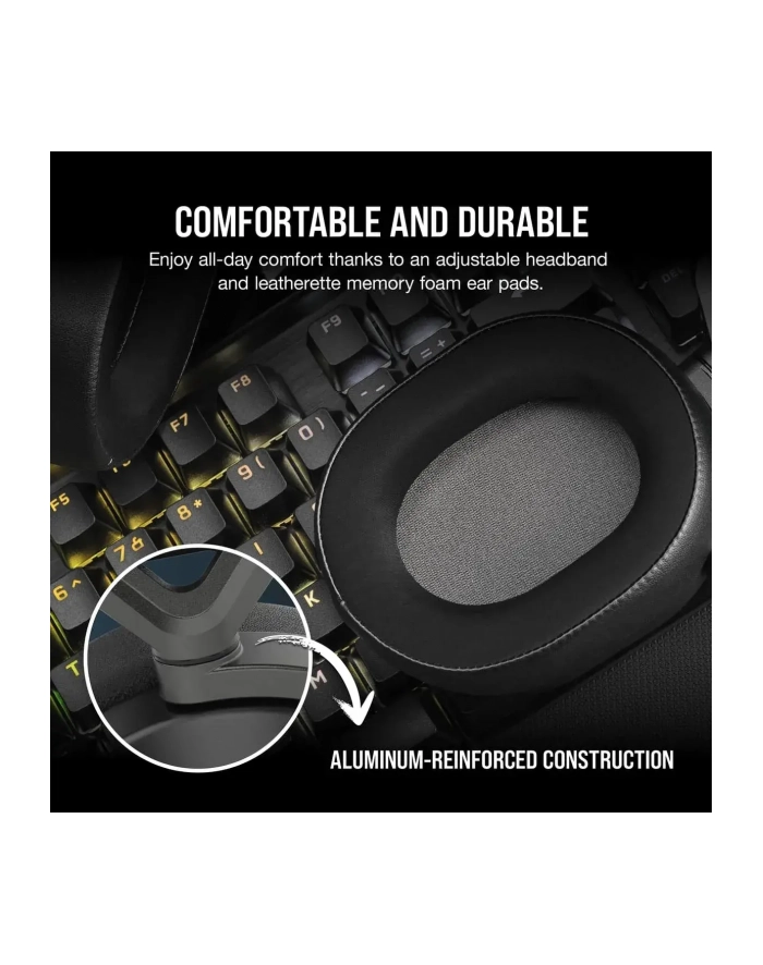 CORSAIR HS65 Wireless v2 Czarny (CA9011285EU2) główny