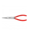 KNIPEX needle nose pliers with cutting edge 26 11 200, stork beak pliers, gripping pliers (red/blue, serrated gripping surfaces, length 200mm) - nr 8