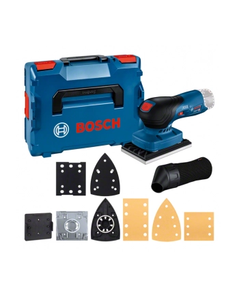 bosch powertools Bosch cordless orbital sander GSS 12V-13 Professional solo (blue/Kolor: CZARNY, without battery and charger, in L-BOXX, 3 sanding plates) nr 1