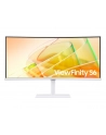 samsung Monitor 34 cale LS34C650TAUXEN VA 3440x1440 UWQHD 21:9 1xHDMI 1xDP 2xTB 4.0(90W/15W) 3xUSB 3.0 LAN(RJ45) 5ms 100Hz HAS+PIV zakrzyw. gł. biały 3YOnS - nr 108