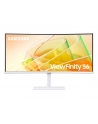 samsung Monitor 34 cale LS34C650TAUXEN VA 3440x1440 UWQHD 21:9 1xHDMI 1xDP 2xTB 4.0(90W/15W) 3xUSB 3.0 LAN(RJ45) 5ms 100Hz HAS+PIV zakrzyw. gł. biały 3YOnS - nr 115