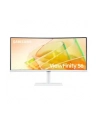 samsung Monitor 34 cale LS34C650TAUXEN VA 3440x1440 UWQHD 21:9 1xHDMI 1xDP 2xTB 4.0(90W/15W) 3xUSB 3.0 LAN(RJ45) 5ms 100Hz HAS+PIV zakrzyw. gł. biały 3YOnS - nr 148