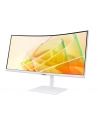 samsung Monitor 34 cale LS34C650TAUXEN VA 3440x1440 UWQHD 21:9 1xHDMI 1xDP 2xTB 4.0(90W/15W) 3xUSB 3.0 LAN(RJ45) 5ms 100Hz HAS+PIV zakrzyw. gł. biały 3YOnS - nr 16