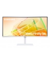 samsung Monitor 34 cale LS34C650TAUXEN VA 3440x1440 UWQHD 21:9 1xHDMI 1xDP 2xTB 4.0(90W/15W) 3xUSB 3.0 LAN(RJ45) 5ms 100Hz HAS+PIV zakrzyw. gł. biały 3YOnS - nr 17