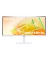 samsung Monitor 34 cale LS34C650TAUXEN VA 3440x1440 UWQHD 21:9 1xHDMI 1xDP 2xTB 4.0(90W/15W) 3xUSB 3.0 LAN(RJ45) 5ms 100Hz HAS+PIV zakrzyw. gł. biały 3YOnS - nr 86