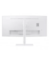samsung Monitor 34 cale LS34C650TAUXEN VA 3440x1440 UWQHD 21:9 1xHDMI 1xDP 2xTB 4.0(90W/15W) 3xUSB 3.0 LAN(RJ45) 5ms 100Hz HAS+PIV zakrzyw. gł. biały 3YOnS - nr 94