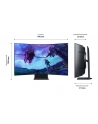 samsung Monitor 55 cali LS55CG970NUXEN VA 3840x2160 UHD 16:9 4xHDMI/LAN(RJ45)/2xUSB2.0 1ms(GTG) WiFi/BT głośniki zakrzywiony HAS+PIV 165Hz SMART Gaming 2Yd2d - nr 143