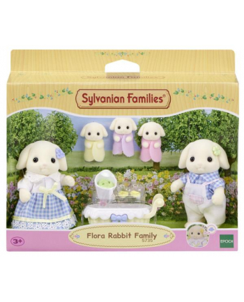 epoch Sylvanian Families Rodzina królików Flora Rabbit Family 5735 p6