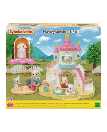 epoch Sylvanian Families Przedszkole Plac zabaw z basenem 5746 p6