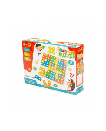 Polesie 95985 Zabawka edukacyjna '';Ułóż puzzle''; Nr6 47 elementów w pudełku