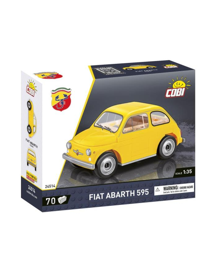 COBI 24514 Youngtimer Fiat Abarth 595 70 klocków główny