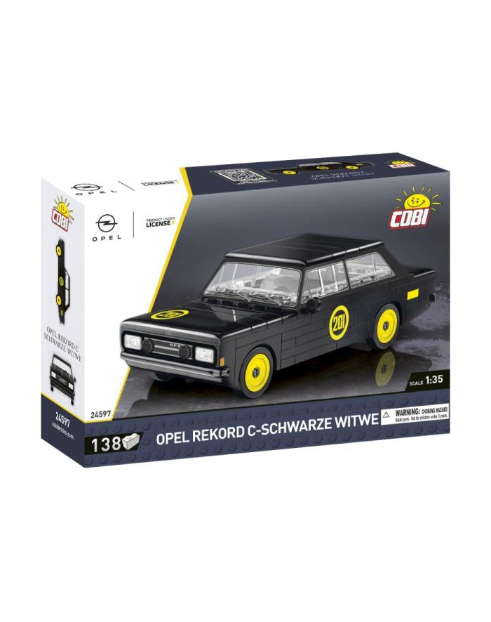 COBI 24597 Samochód Opel Rekord C-Schwarze Witwe 138 klocków główny