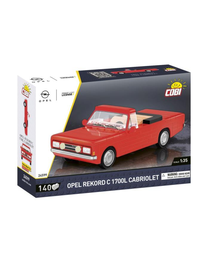 COBI 24599 Samochód Opel Rekord C 1700 L Cabriolet 140 klocków główny