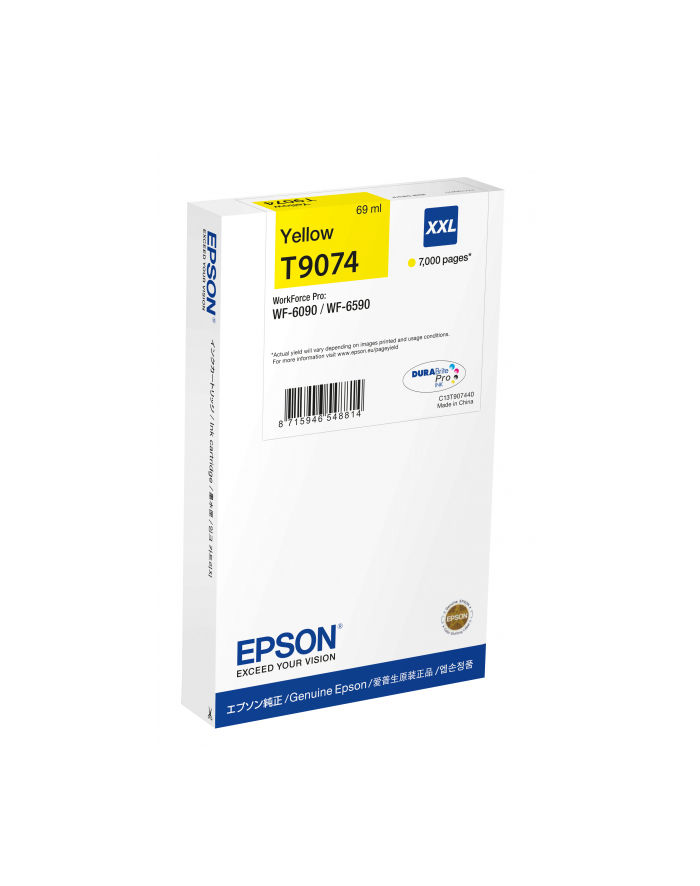 epson Tusz T9074 YELLOW  69ml do serii WF-6090/6590 główny