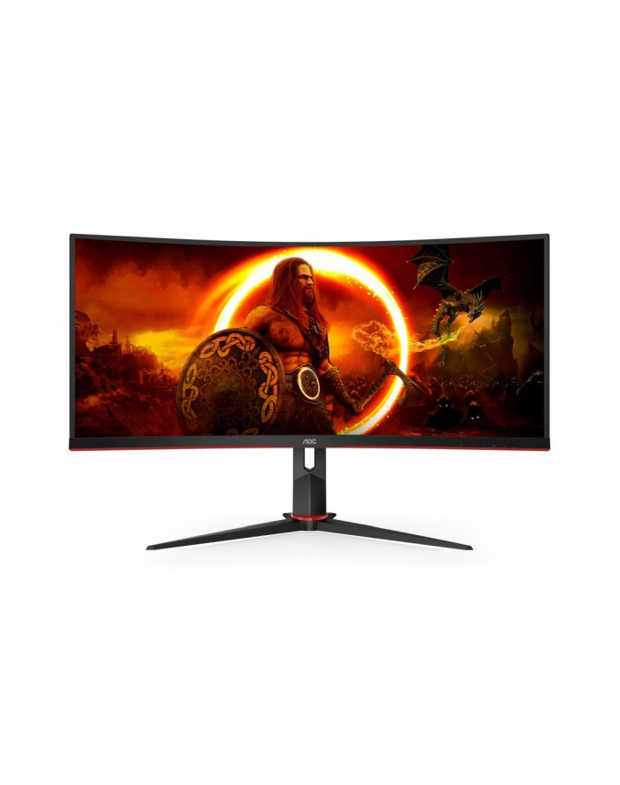 aoc Monitor zakrzywiony CU34G2XP 34 cale VA 180Hz HDMIx2 DPx2 główny