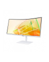 samsung Monitor 34 cale LS34C650TAUXEN VA 3440x1440 UWQHD 21:9 1xHDMI 1xDP 2xTB 4.0(90W/15W) 3xUSB 3.0 LAN(RJ45) 5ms 100Hz HAS+PIV zakrzyw. gł. biały 3YOnS - nr 144