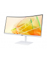 samsung Monitor 34 cale LS34C650TAUXEN VA 3440x1440 UWQHD 21:9 1xHDMI 1xDP 2xTB 4.0(90W/15W) 3xUSB 3.0 LAN(RJ45) 5ms 100Hz HAS+PIV zakrzyw. gł. biały 3YOnS - nr 19