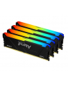 kingston Pamięć DDR4 Fury Beast    RGB  32GB(4* 8GB)/3200  CL16 - nr 1