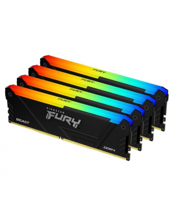 kingston Pamięć DDR4 Fury Beast    RGB  64GB(4*16GB)/3600  CL18 nr 1