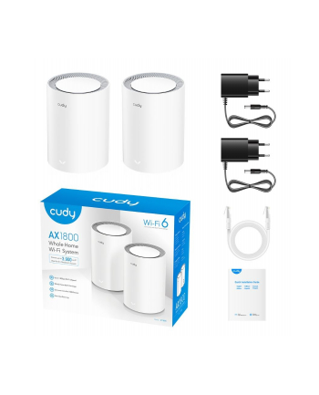 cudy M3000_W(2-Pack) Wi Fi Mesh AX3000 2.5GE