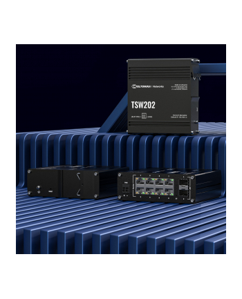 teltonika Przełącznik zarządzalny przemysłowy TSW202 2xSFP 8xPoE+ L2/L3 nr 1