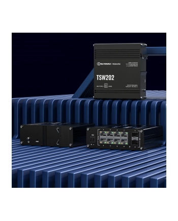 teltonika Przełącznik zarządzalny przemysłowy TSW202 2xSFP 8xPoE+ L2/L3 nr 1