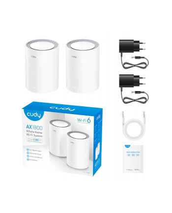 cudy M3000_W(2-Pack) Wi Fi Mesh AX3000 2.5GE
