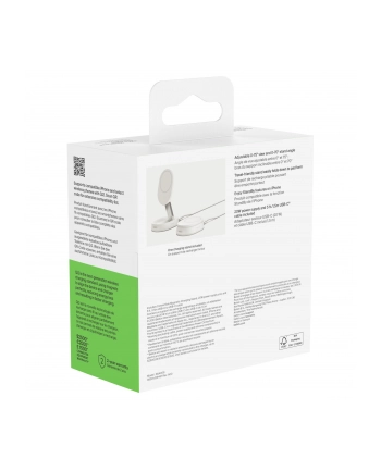 belkin Ładowarka magnetyczna BoostCharge Qi2 15W biała z PSU