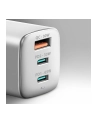 axagon ACU-DPQ65W Ładowarka sieciowa GaN 65W, 3x port (USB-A + dual USB-C) PD3.0/QC4+/PPS/Apple, biała - nr 31