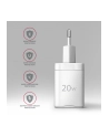 axagon ACU-PQ20W Ładowarka sieciowa 20W QC3.0/AFC/FCP + PD type-C Biała - nr 24