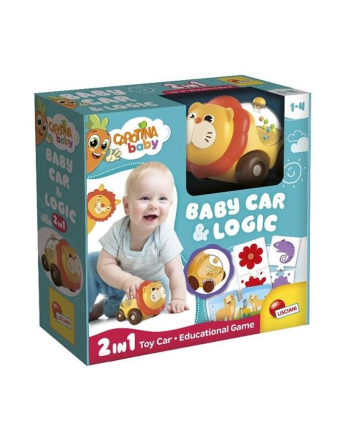 lisciani giochi Caczerwonyina baby Lew Samochodzik i gra logiczna 102266 LISCIANI główny
