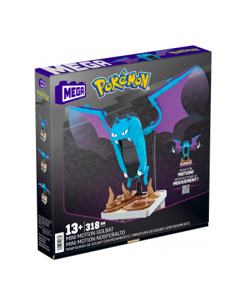 MEGA Pokemon Golbat z ruchem do ustawiania Minizestaw HTH72 p6 MATTEL