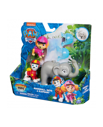 PAW PATROL Psi Patrol: Patrol z dżungli - figurki Marshall i Skye 6068630 p4 Spin Master