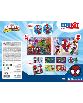Clementoni Edukit 4w1 Spidey i przyjaciele 18295 nr 1